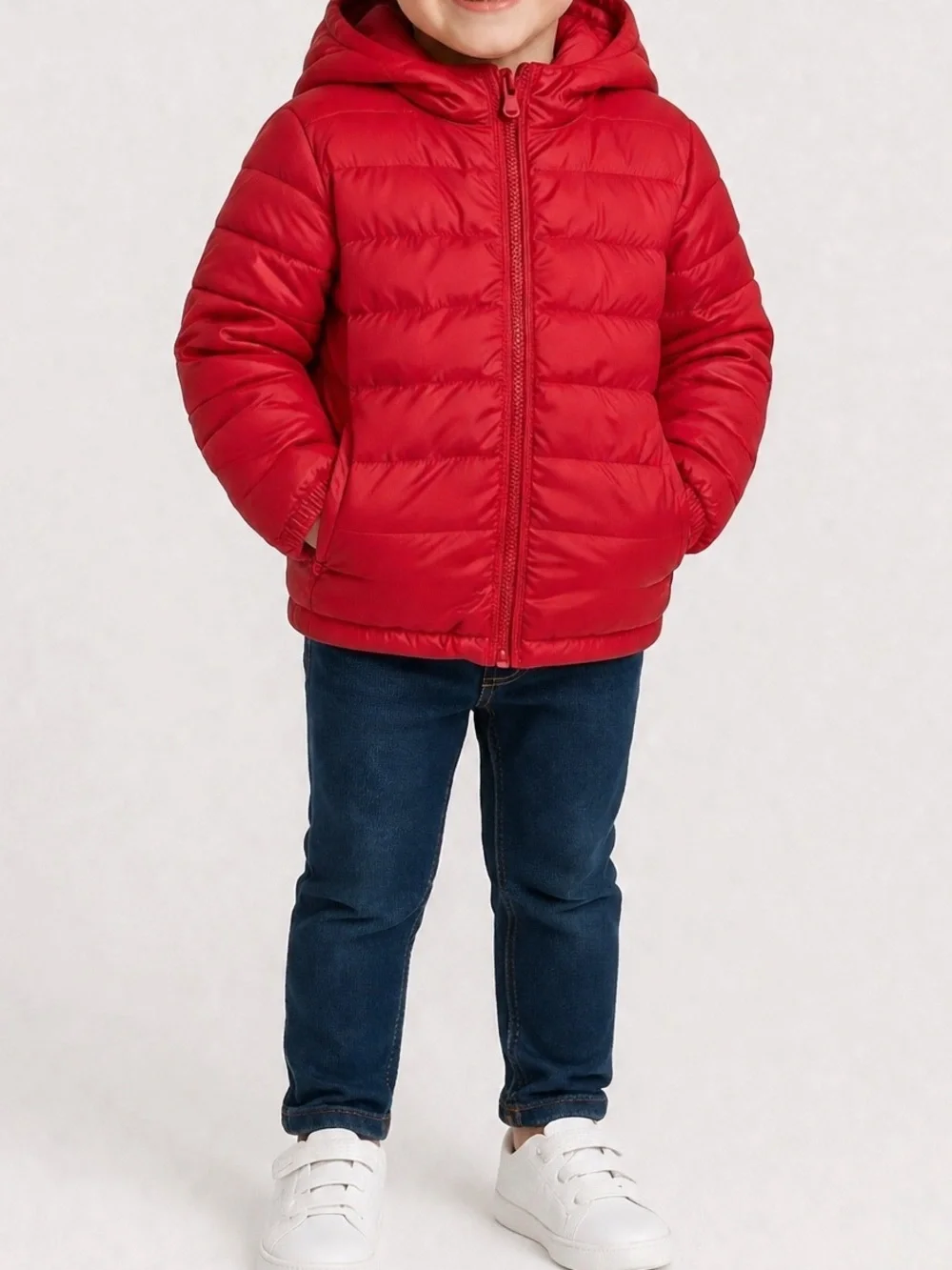 Gap Kids Toddler Lightweight Red Puffer Jacket